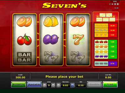 sevens online slot Sevens
